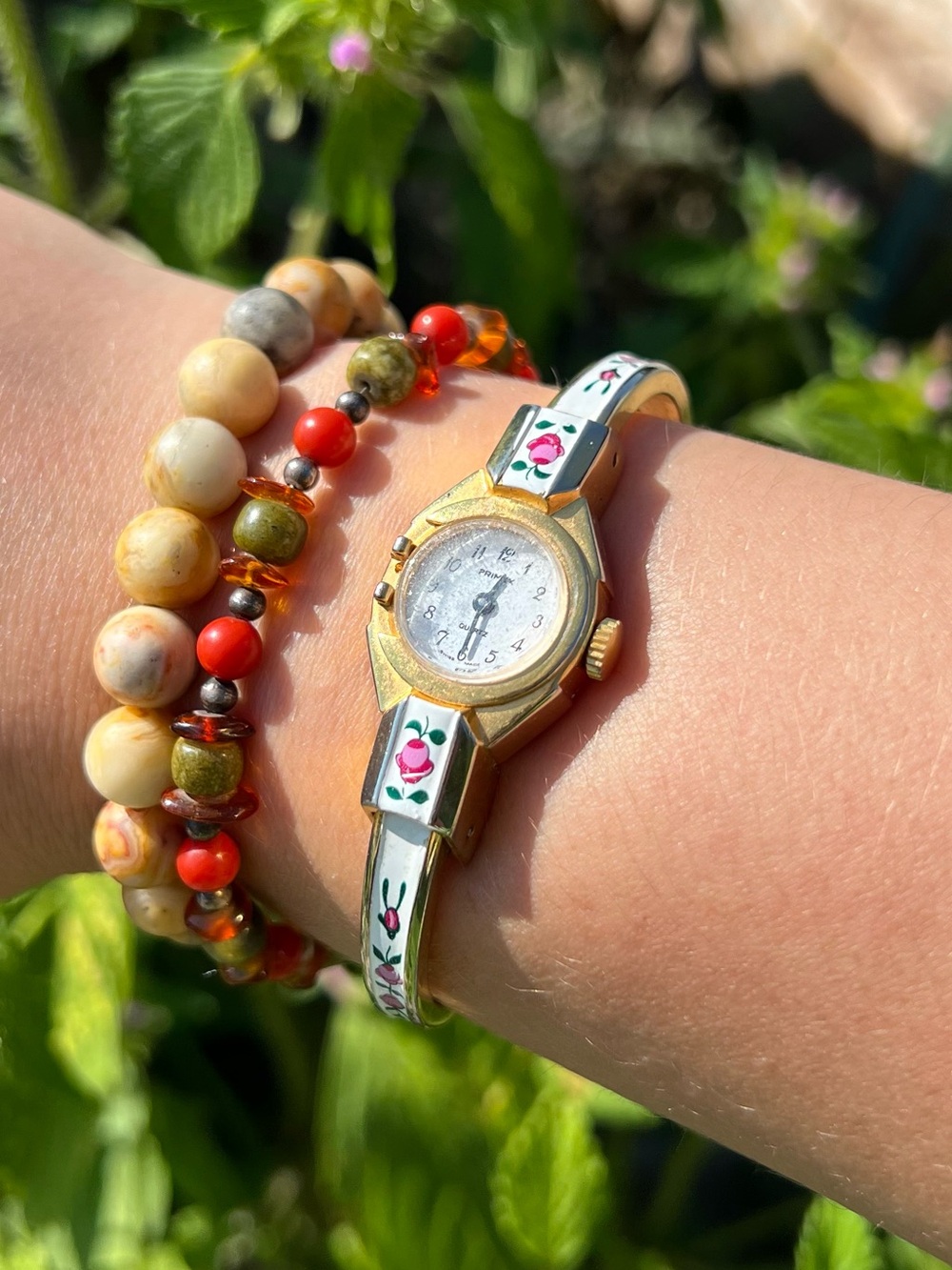 Vintage Swiss Made Quartz Peekaboo Watch